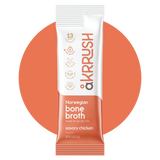 akrrush savory chicken bone broth single pack